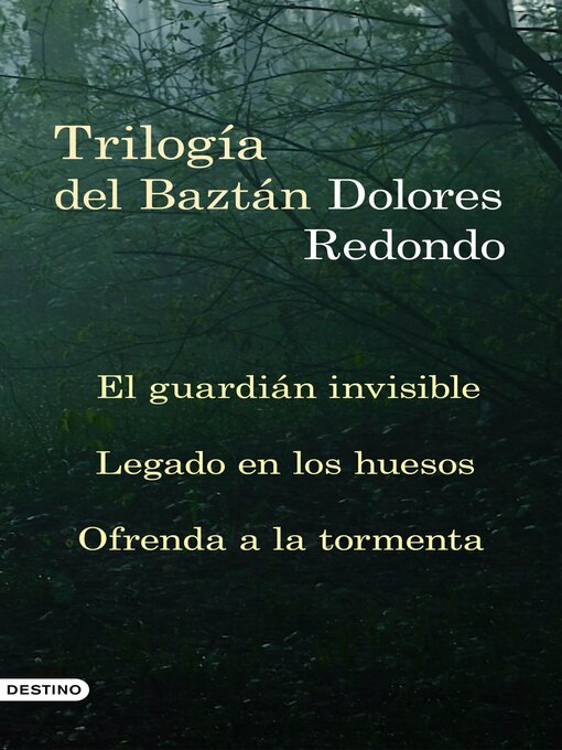Title details for Trilogía del Baztán (pack) by Dolores Redondo - Available